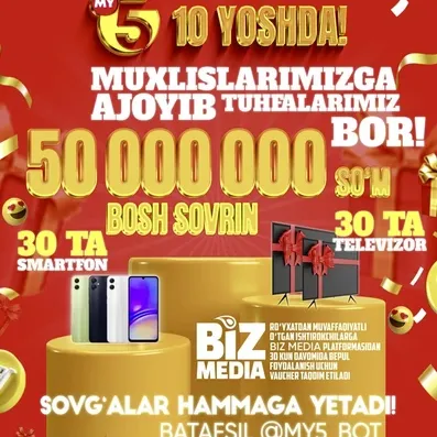 «Mening yurtim» telekanali 10 yilligi